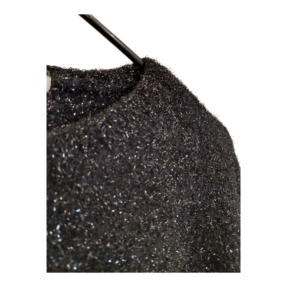 H&M Black Shimmery Textured Sweater - Picture 5 of 8